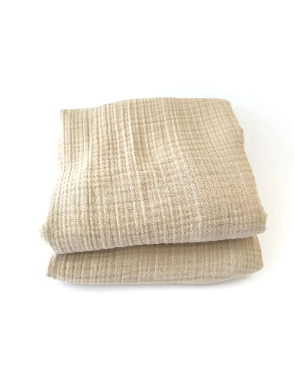 Neutral Cream Cotton Textured Accent Pillow Cover - Set of 2